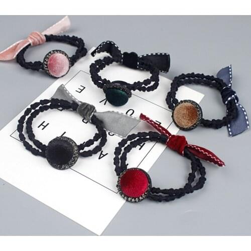 6x Fashion Women Hair Band Elastic Rope Ring Ponytail Holder