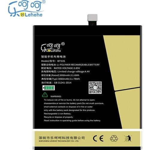 New LEHEHE BT53S battery For Meizu PRO 6 Battery 2560mAh High Quality Batteries Replacement with Tools Gifts