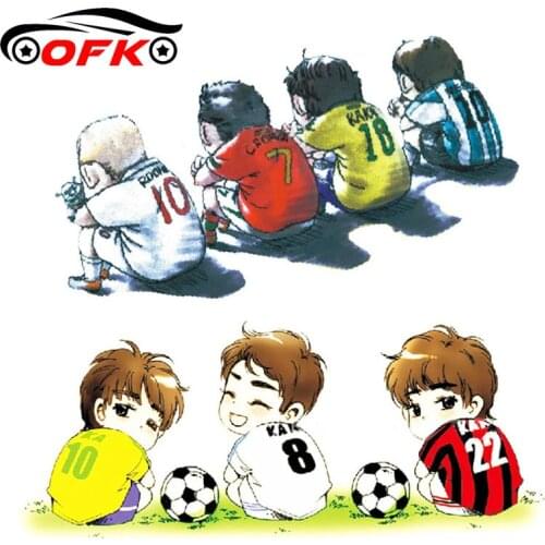 Car Stickers Decor Motorcycle Decals Car Body Sticker Football Decorative Accessories Creative Sunscreen Waterproof PVC