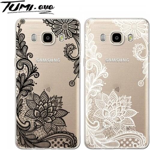 Floral Lace Vintage Flower Soft Silicone Phone Case For Huawei P8 P9 Lite 2017 P10 Lite Transparent TPU Cover Protect Cases