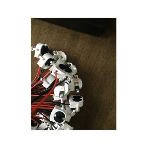 Retail G5 T5 Lamp Holders @ Lamp Bases With Red/Black Wire For Led Light Tube