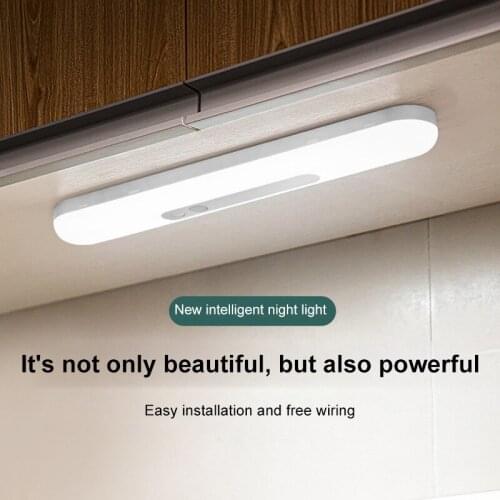 Induction Night Light Smart Human Body Lamp Charging Cabinet Light Led Induction Wardrobe Light For Under Cabinet Kitchen Wall