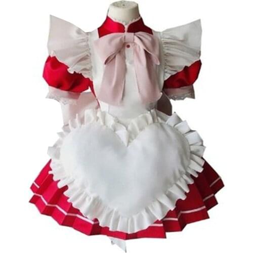 Halloween Tokyo Mew Mew Momomiya Ichigo Maid Dress Cosplay Costume Japanese Anime Outfit Coffee Lolita Multi-Styles