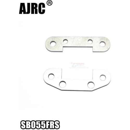 Losi 1:6 Super Baja Rey Stainless Steel Front Gear Box Bottom Front Lower Arm Front And Rear Fixed Block-pair