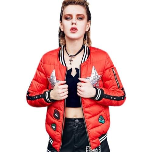 Женские красные куртки Lucky Pocket China At AliExpress