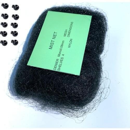 6x2.4m monofilament 0.08mm Black Anti Bird Mist Net Mesh Prevent Huting Catching Fruit Crop Garden hunting