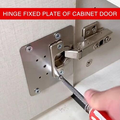 Kitchen Cupboard Door Hinge Repair Kit Cabinet Hinge Repair Side Panels Mount Kitchen Cupboard Hinge Furniture Hardware tool