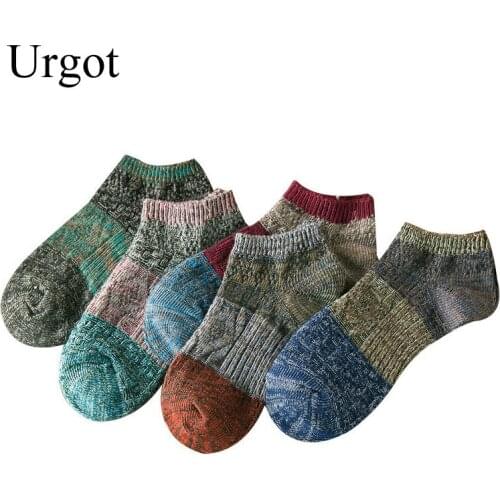 Urgot 5 Colors New Fashion Retro Women Socks Spring Autumn Cotton Girl Socks Female Japanese Tube Sock Students Hosiery Meias
