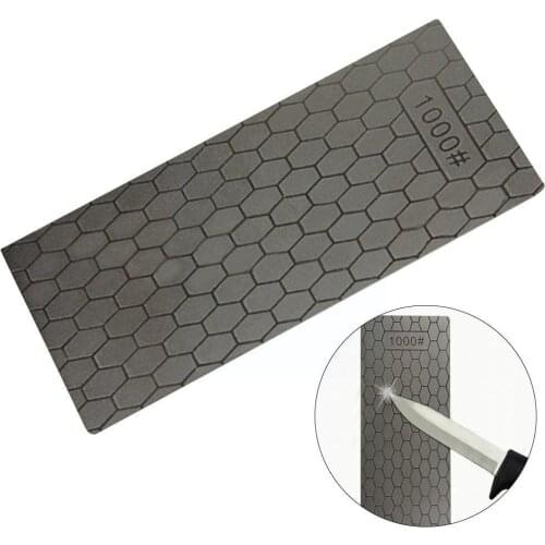 New Knife Sharpener 1000# Grit Diamond Knife Sharpening Plate Kitchen Whetstone Honing Grinder Stone Honeycomb Tool D9U8