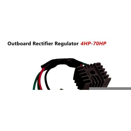 Outboard Rectifier Aluminum Rectifier Voltage Regulator Replaces Fit for Tohatsu 4HP-70HP 2 Stroke Outboard Accessory