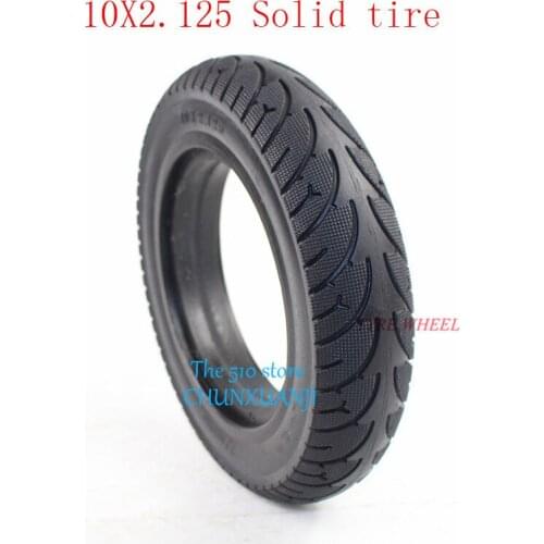 Hot selling Tubeless Wheel Tyres Solid Tyre 10x2.125 for 8/10 inch Electric Scooter Accessory Electric Scooter Tires