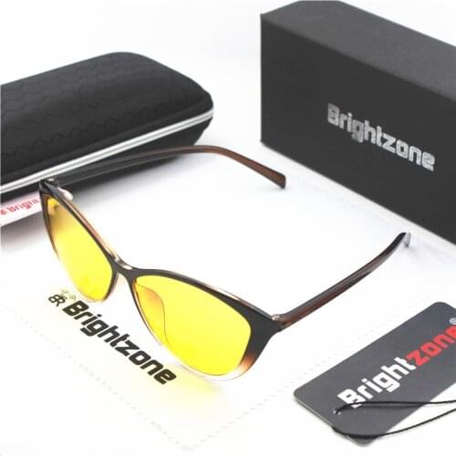 Brightzone Vintage Cat-Eyes Blue Ray Blockers Reading Video Eyewear Readers Eye Glasses Anti Eyestrain Lens For Digital Screens