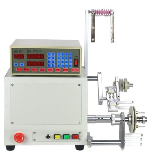 Computer CNC Automatic Cable Coil Winder Wire Coil Winding Machine For 0.1-1.2mm Wire 110V 220V