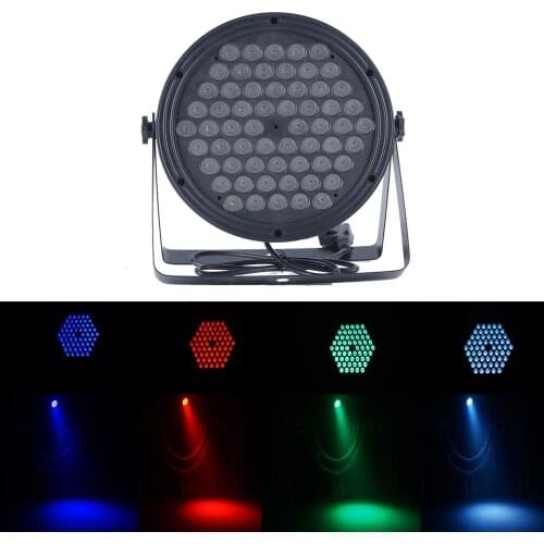 LED Par Light Stage Light RGBW 60X3W Disco Party Light Laser DMX 512 DJ Equipment Projector Christmas Music Festival Party Club