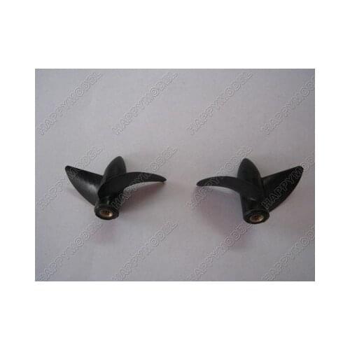 Carbon Nylon CW CCW Propeller prop 2 blade 45x31.5mm shaft 4mm Rc Racing boat