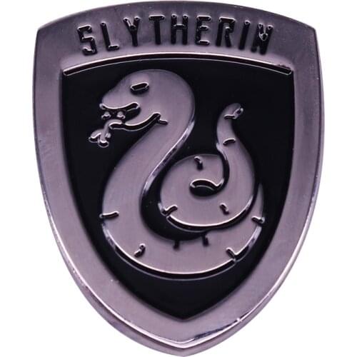 Slytherin badge perfect wizard pride jewelry