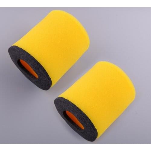 2Pcs Yellow Air Filter Cleaners Elements Fit For Suzuki LTF500F Vinson LTZ400 QuadSport LTA400FL 13791-03G00 13780-03G00