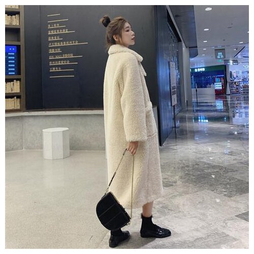 Jacket Women Faux Fur Coat Lamb Plush Coat Winter Womens Imitation Fur Veste Femme