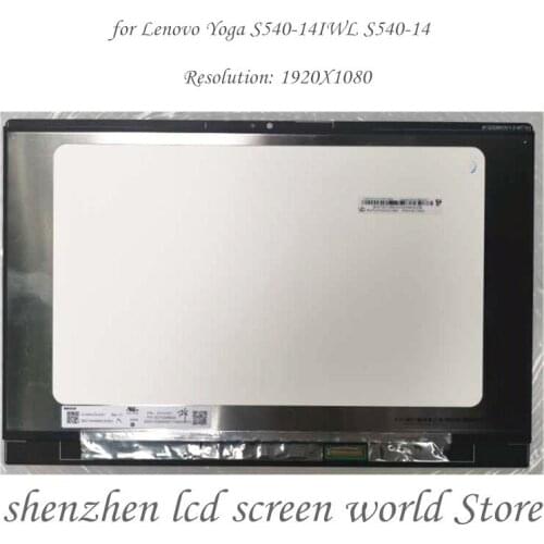 14'' For Lenovo Yoga S540-14IWL S540-14 5D10S39582 FHD 1920X1080 LCD Display with Touch Screen assembly