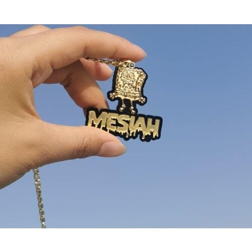 2021 New Customized Cartoon Character Necklace for Children Personalized Name Necklace Cute Gift
