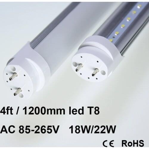30PCS T8 18W 4Ft 120cm 96 LED 2835SMD White / Warm Fluorescent Tube Light Lamp