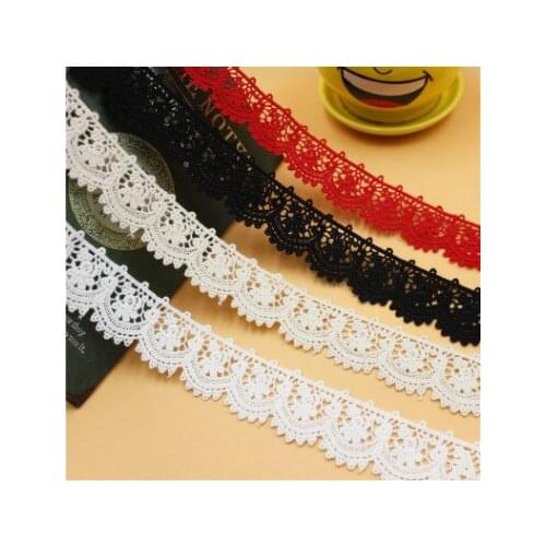 Clothing Accessories Cotton Water Soluble Embroidery Lace Width 3.2 cm Underwear Fabric