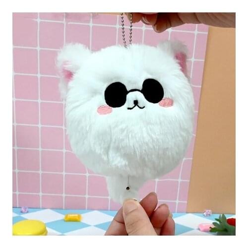 Anime Jujutsu Kaisen Gojo Satoru Cute Cat Dango Plush Doll Keychain Bag Pendant Cartoon Keyrings Decoration Xmas Birthday Gift