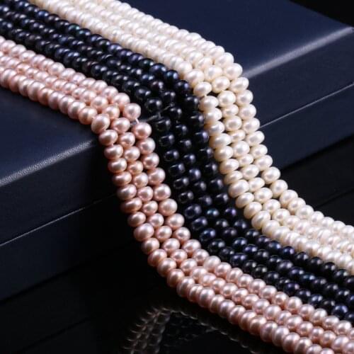 Irregular Freshwater Pearl Loose Beads 6-7 Mm For DIY Bracelet Earring Necklace Sewing Craft Jewelry Accessory