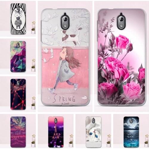 Phone Back For Nokia 3.1 Silicone Case Soft TPU For Nokia 3.1 Phone Case Cover Funda For nokia 3.1 Case Coque Print Painted Capa