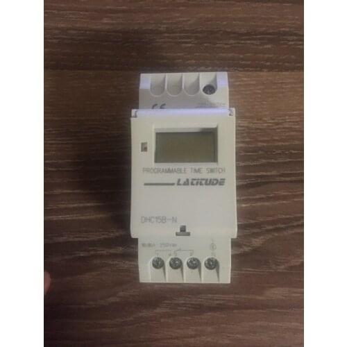 DHC DHC15B-N programmable latitude timer control rail mounting dimension control
