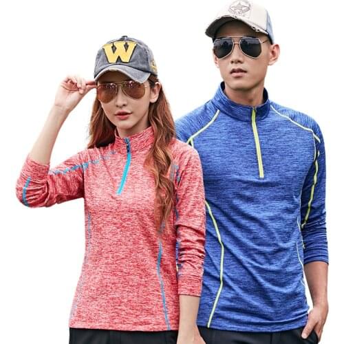 2018 NEW High Quality Trekking Thermal Camping Running Clothes Autumn Women T-shirt Tights Long Sleeve Sports Quick Dry T-Shirt