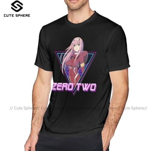 Darling In The Franxx T Shirt Darling In The FranXX -Zero Two Aesthetic T-Shirt Cute Cotton Tee Shirt Tshirt