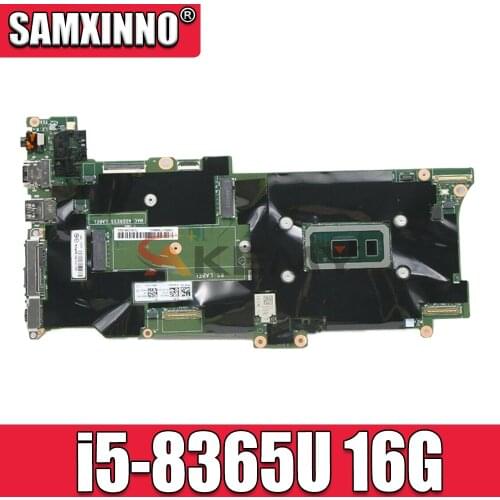 FRU 5B21C21487 5B20X57847 01YU380 For Lenovo X1C X1 Carbon 7th Gen laptop motherboard FX490 NM-B861 With CPU i5-8365U RAM 16G
