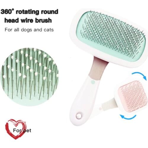 Multi-purpose Pet Dog Cat Puppy Hair Shedding Grooming Trimmer Fur Comb Brush Slicker Too