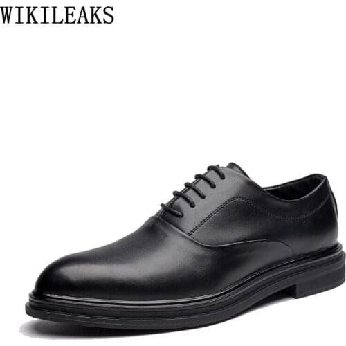 Leather Shoes Men Formal Coiffeur Men Dress Shoes Leather Wedding Dress Oxford Shoes for Men Coiffeur Office 2021 Zapatos Hombre
