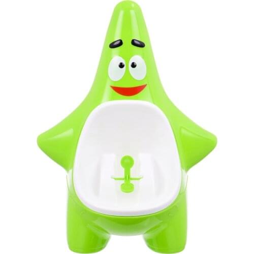 Baby Boy Wall-Mounted Hook Penguin Starfish Shape Toilet, Infant ChildVertical Stand Peeing Training Urinal,Kid Bathroom Urinal