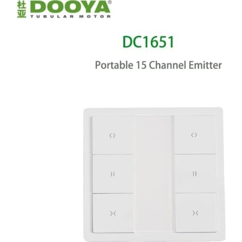 Ewelink Dooya wall switch DC1651 2 Channel Emitter Remote Controller 433Mhz for Dooya Electric Curtain Motor Curtain Accessories