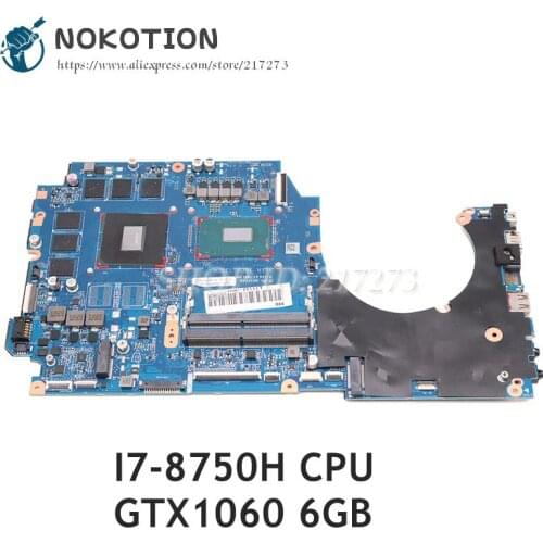 NOKOTION For HP OMEN 17-AN 17T-AN laptop motherboard SR3YY I7-8750H CPU GTX1060 6GB L11137-601 L11137-001 DAG3BEMBCD0
