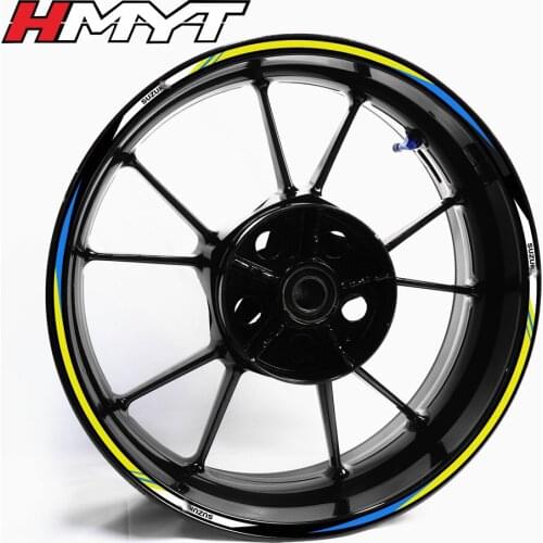 Applicable to SUZUK motorcycle gsx600gsx750gsx1000 wheel hub sticker waterproof reflective wheel hub double-sided sticker