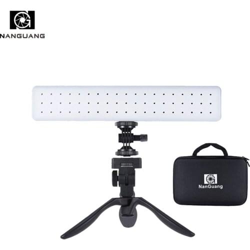NanGuang CN-T80C Handheld LED Video Light Car Fill-in Camera Photographic Lighting 3200K-5600K with Car Charger and Bag
