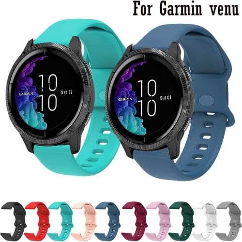 20mm 22mm Srap For Garmin Venu / Move 3 Watchband Sport Silicone Smart Wristbands For Garmin Vivoactive 3 4 Ticwatch Pro 3 Belt