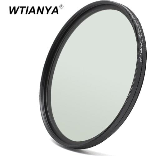 WTIANYA 55mm SLIM Circular Polarizer Polarizing CPL Filter for Nikon AF-P 18-55mm D3400 D5600 D5300 D3300 D5500 Sony 16-70/f4