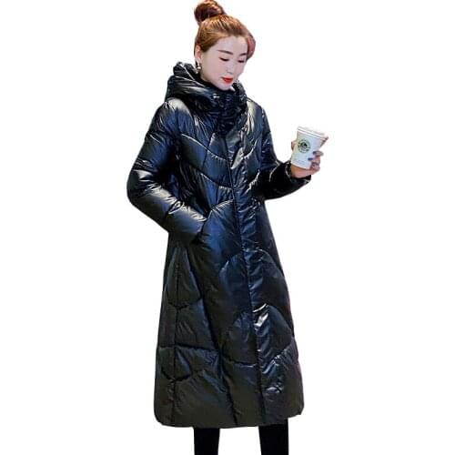 Thickened Warm Down Cotton Clothing Women Winter Jacket 2021 New Fashion Lady Slim Coat Plus Size Loose All-match Jackets OK1029