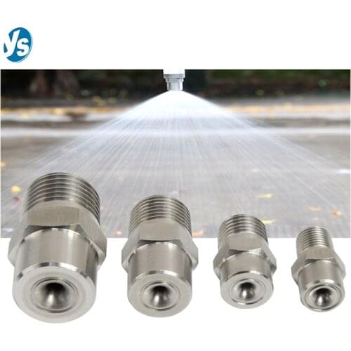 304SS BB-W full cone Jet,high pressure industrial atomization spray nozzle,Wide angle soild full cone rain test plant nozzle