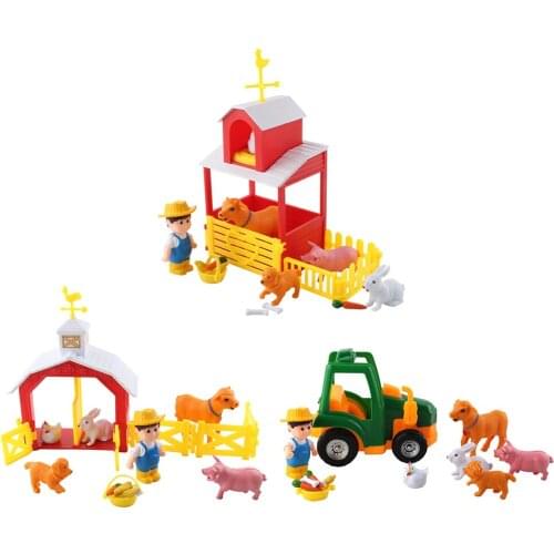 Animals Educational Farm Scene Education Toys for Kids 3 Years Old Up