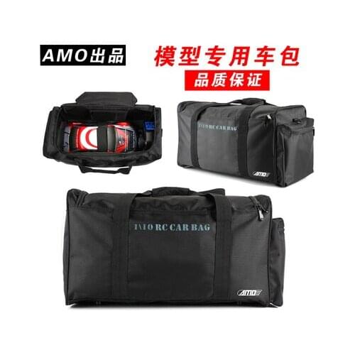 1/8 1/10 short card / big truck / oil truck / flat running drift car remote control model car bag large capacity