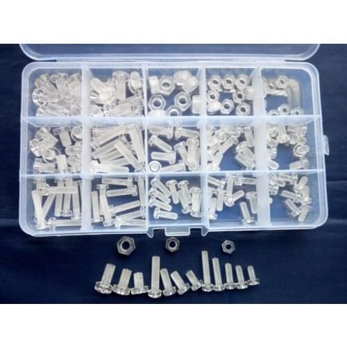 150pcs M4 M5 M6 Acrylic Phillips Round Head Screws PC Screw Clear Bolt Bolts High Quality