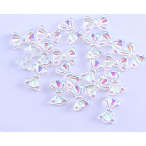 30pcs/set Manicure fairy Aurora bow jewelry Magic 3D versatile Crystal Butterfly DIY Nail Decoration