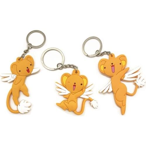 Cardcaptor Sakura Card Captor Sakura figures Kero SUPINERUSAN pvc figure Keychain pendant toys