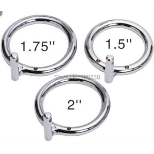 Part for Cock cage 1pc Metal cock Ring, Male Chastity Device Part ring, 3 sizes for choice Drop shipping